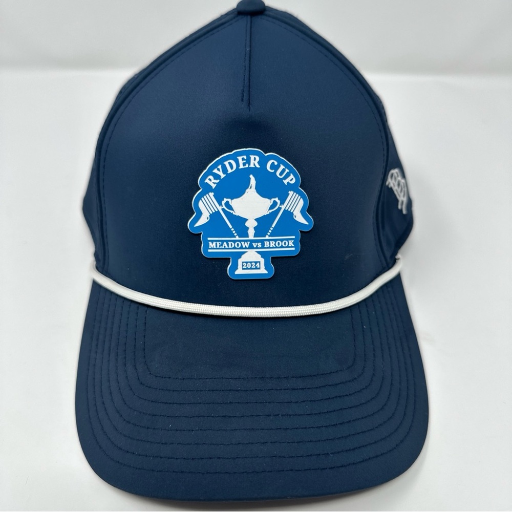 Ryder Cup 2024 Blue Meadow Vs Brook Adjusting Hat Golf Cap Breathable Adjustable